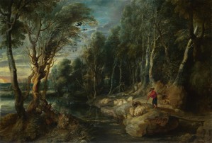 A Landscape with a Shepherd and his Flock
